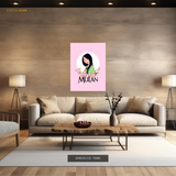 Mulan - Disney Princess - Premium Wall Art