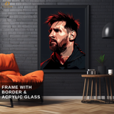 Lionel Messi - Football - Premium Wall Art