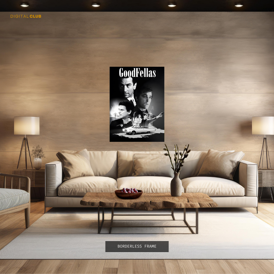 GoodFellas Movie B&W Premium Wall Art