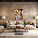 The Flintstones - Pop ART - Premium Wall Art