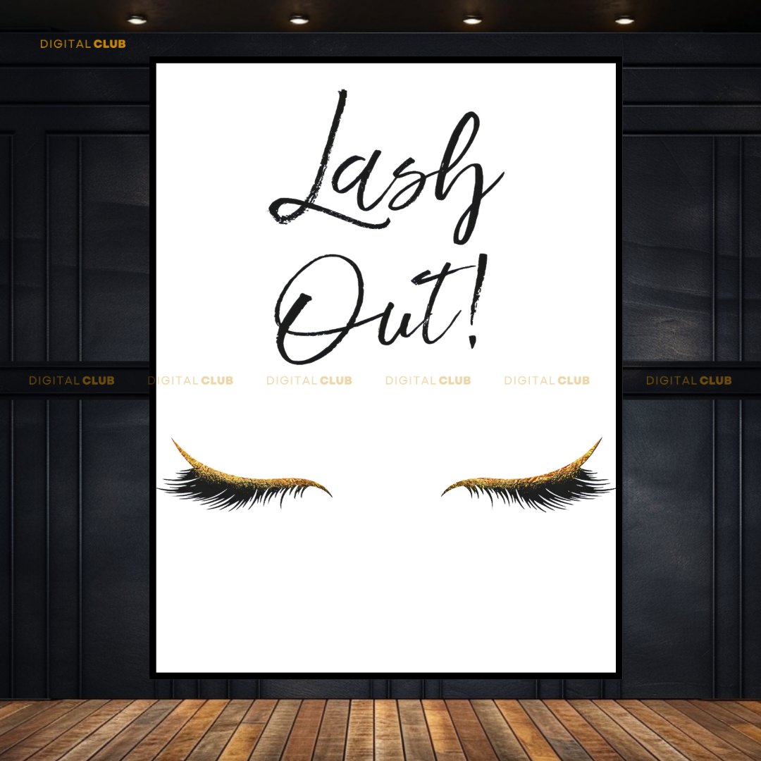 Lash Out Fashion Premium Wall Art