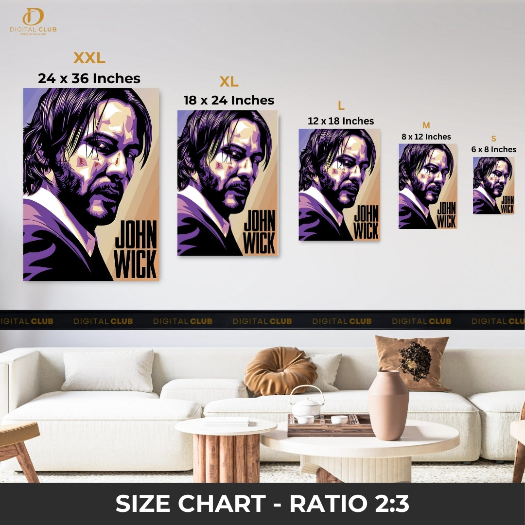 John Wick - Movies & TV Shows - Premium Wall Art