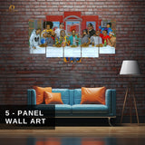 Mix Rappers - Music - 5 Panel Wall Art