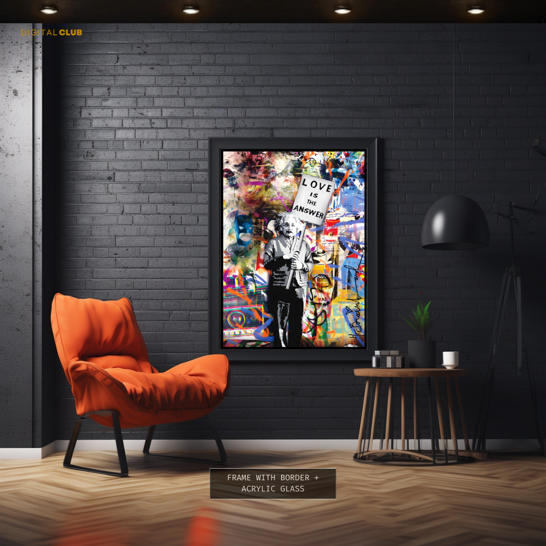 Love is the Answer Pop Art Premium Wall Art