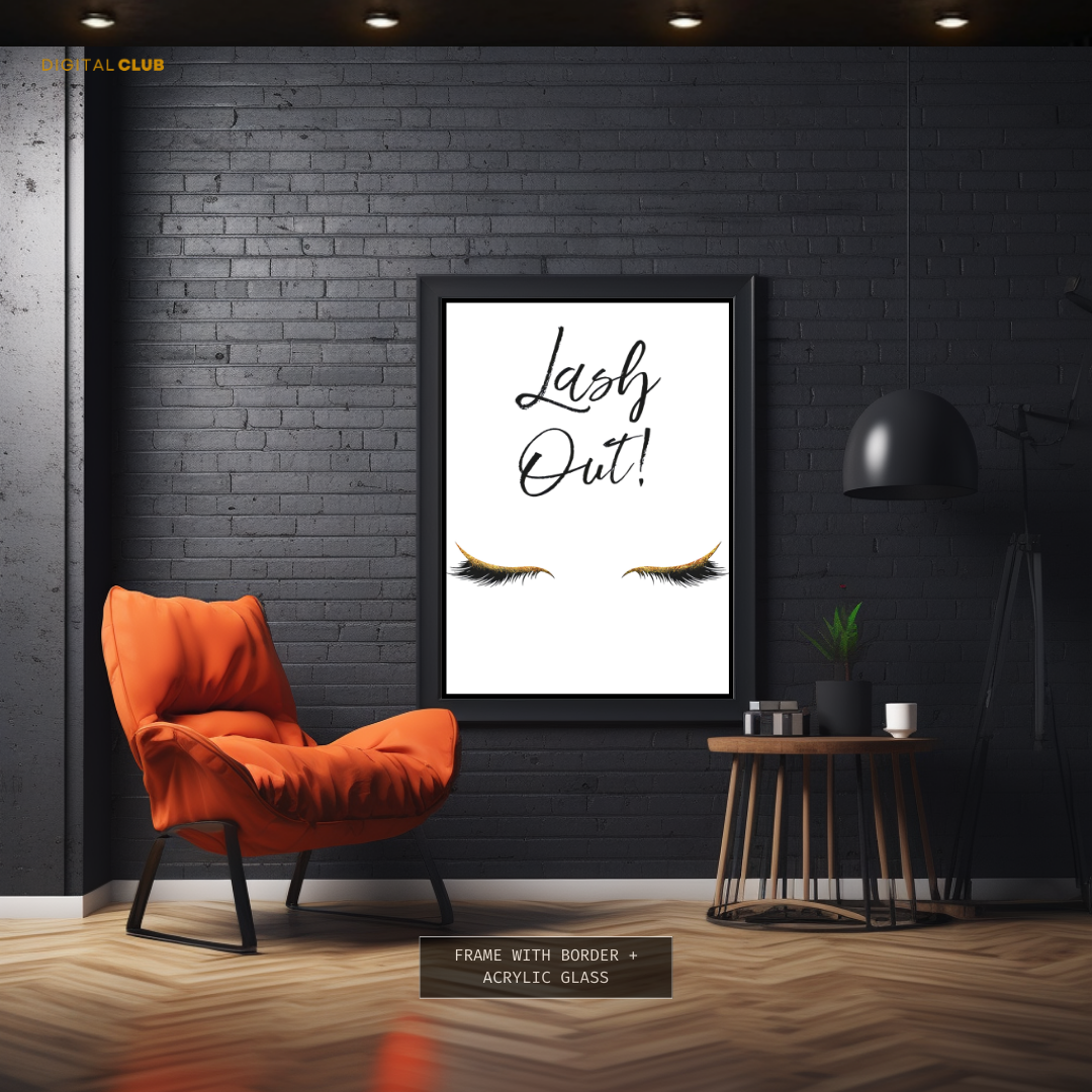 Lash Out Fashion Premium Wall Art