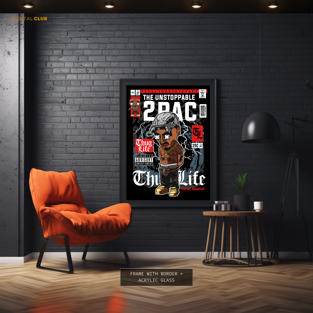 Tupac Pop Art Premium Wall Art