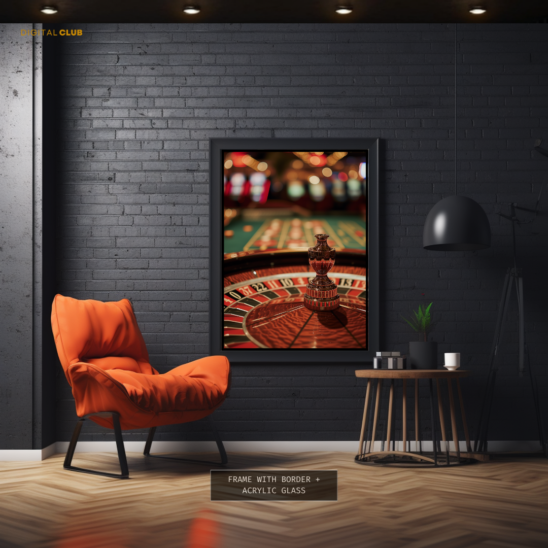 Roulette Casino Premium Wall Art