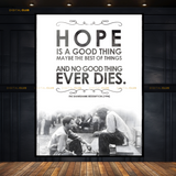 The Shawshank Redemption HOPE Premium Wall Art