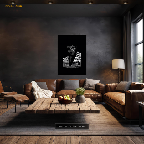 Scarface Tony Montana Artwork Premium Wall Art