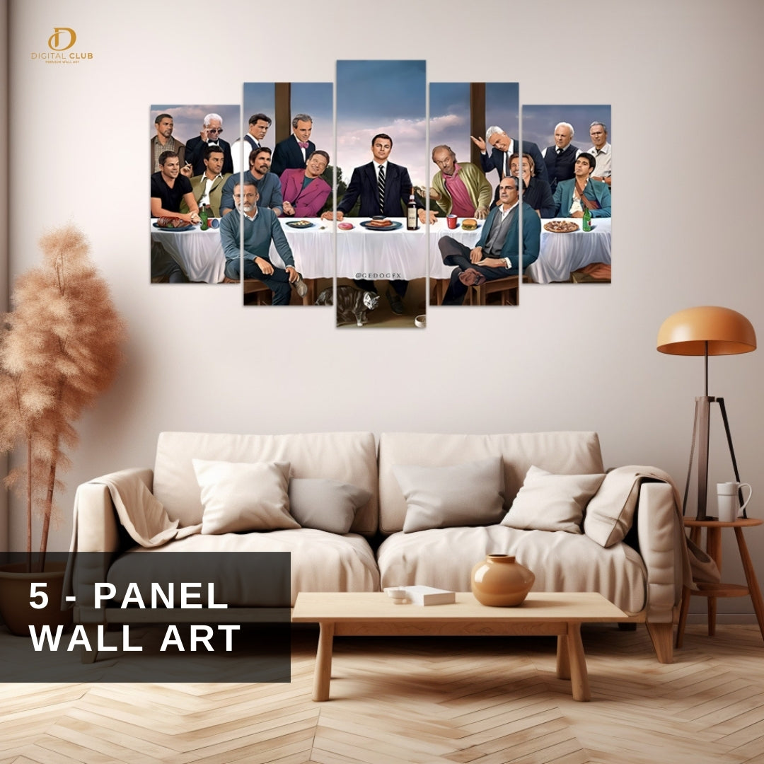 Gangster Movies - Mix - 5 Panel Wall Art