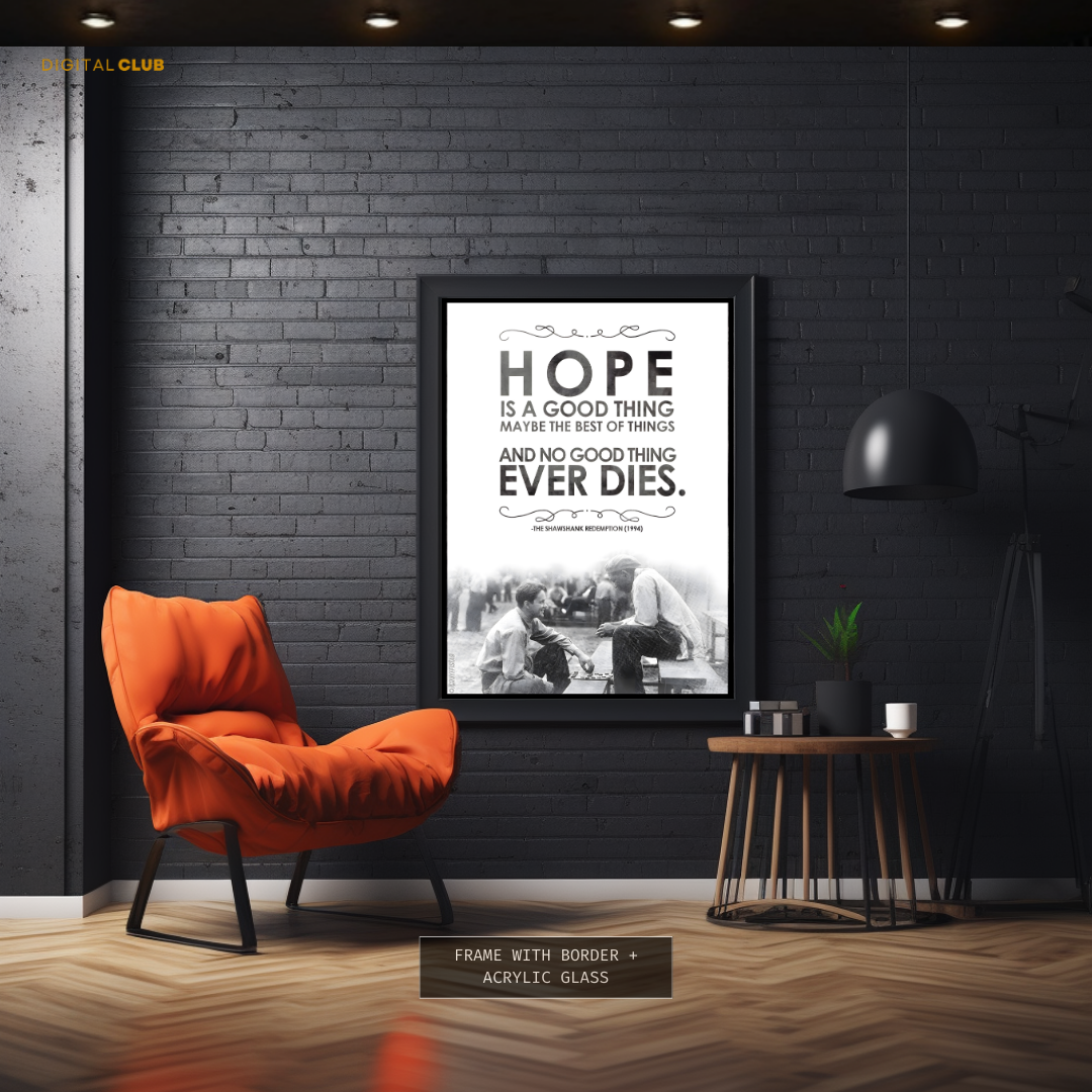 The Shawshank Redemption HOPE Premium Wall Art