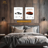 Spyder x Revuelto Super Cars - 2 Panel Wall Art