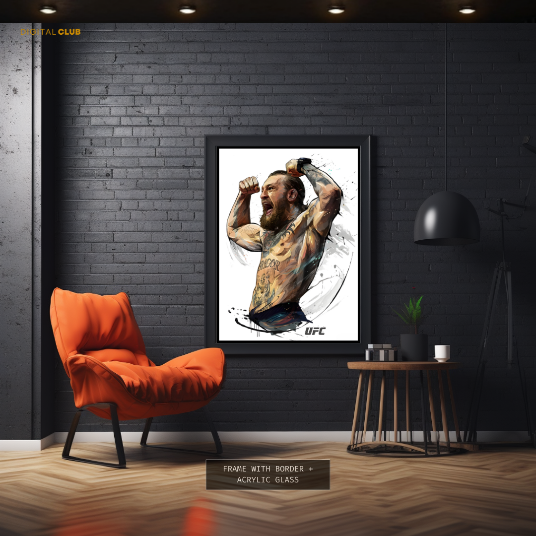 Conor McGregor UFC Fighter Premium Wall Art