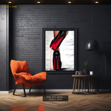 Red High Heels - Artwork - Premium Wall Art