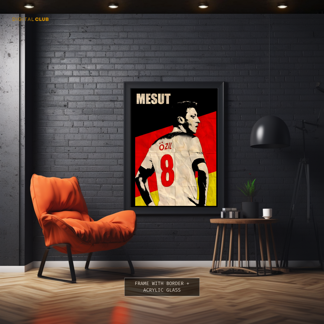 Mesut Ozil - Football - Premium Wall Art