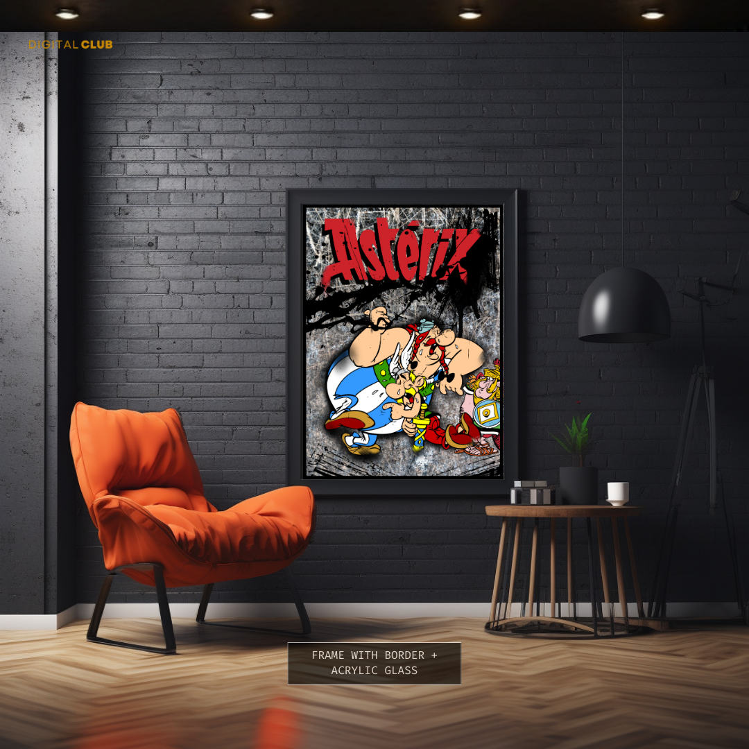 Asterix - Pop ART - Premium Wall Art