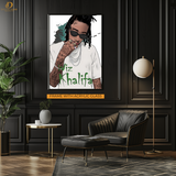 Wiz Khalifa - Music Artwork 1 - Premium Wall Art