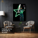 Babar Azam 5 - Cricket - Premium Wall Art