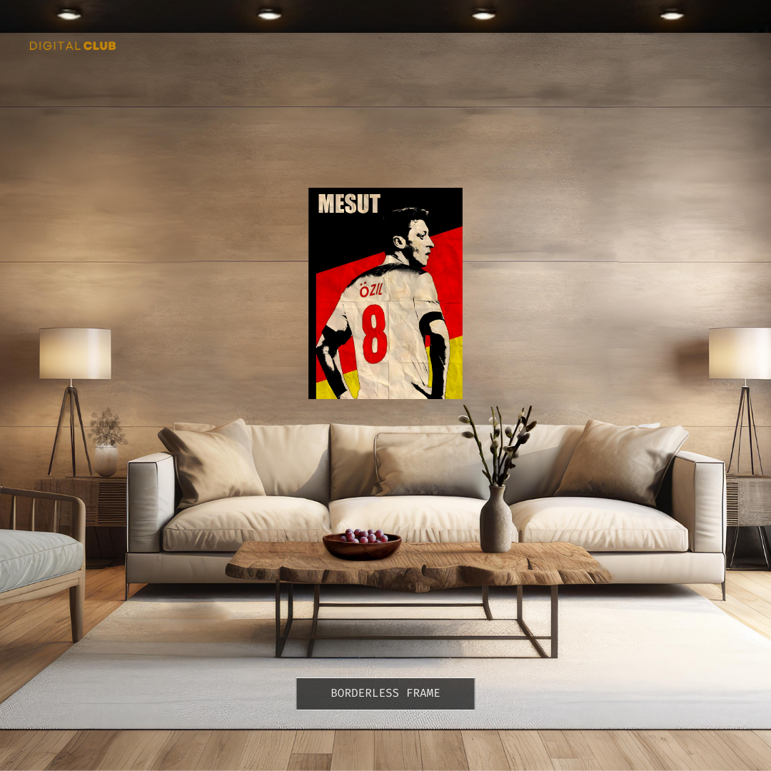 Mesut Ozil - Football - Premium Wall Art