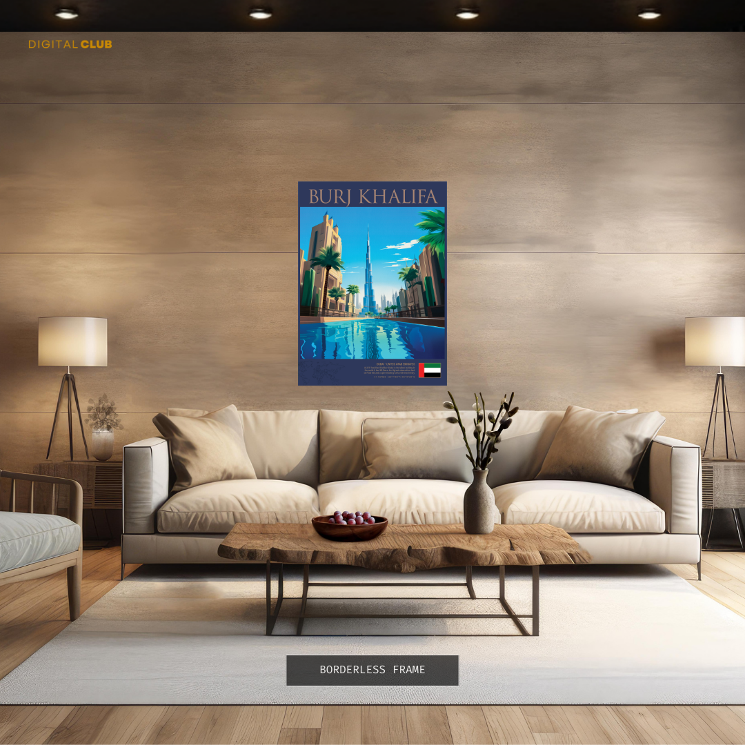 Burj Khalifa Dubai Premium Wall Art