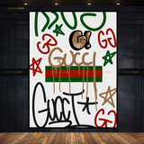 Gucci - Logo Artwork - Premium Wall Art