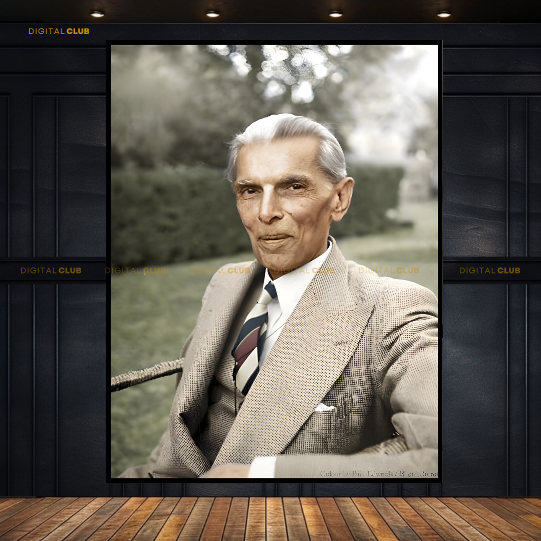 Quaid-e-Azam Pakistan Founder Premium Wall Art