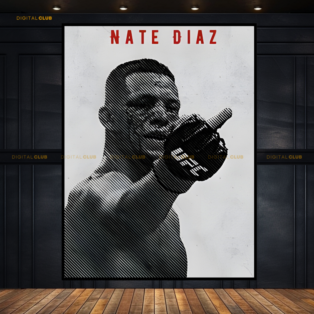 Nate Diaz UFC Fighter Premium Wall Art