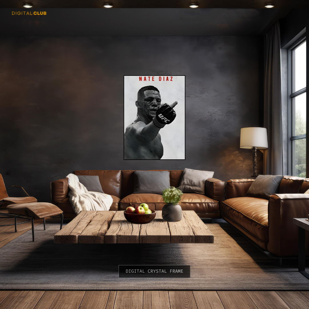 Nate Diaz UFC Fighter Premium Wall Art