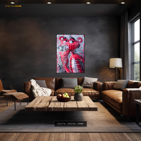 Pink Panther Pop ART Premium Wall Art