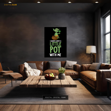 Mr Green Weed Artwork Premium Wall Art