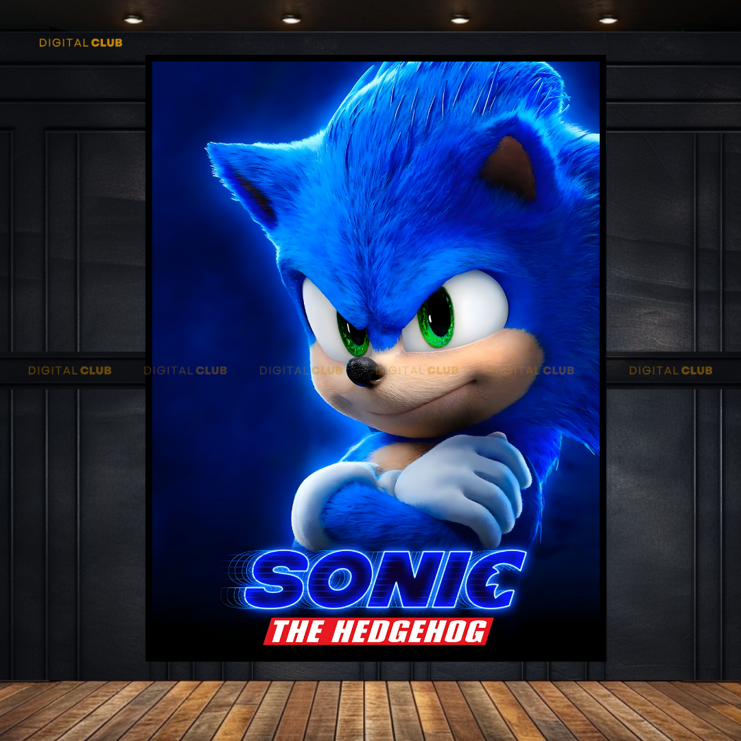 Sonic The Hedgehog Movie Premium Wall Art