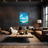 Maho Beach Premium Wall Art