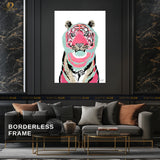 Pink Tiger - Premium Wall Art