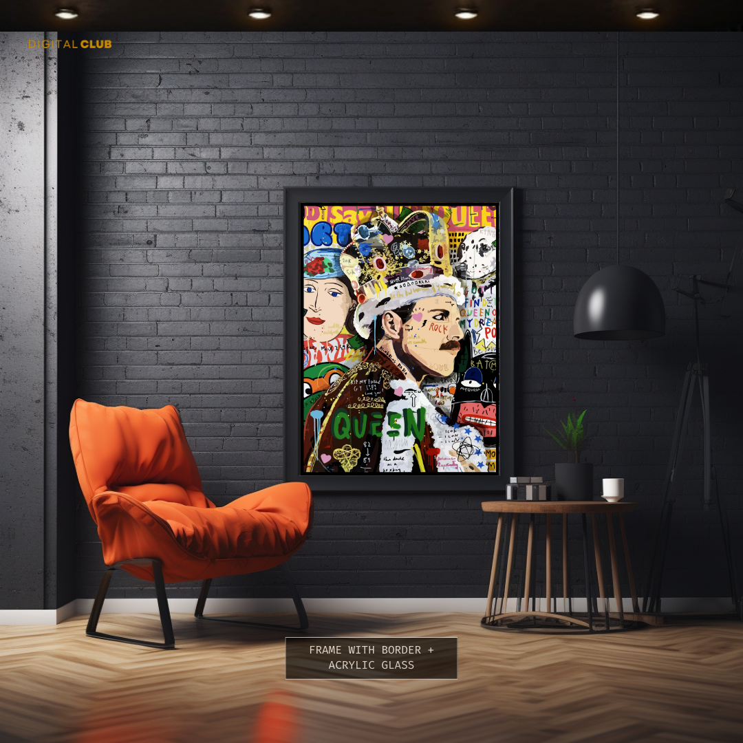 Queen - Pop ART - Premium Wall Art