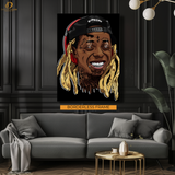 Lil Wayne - Music Artwork 1 - Premium Wall Art