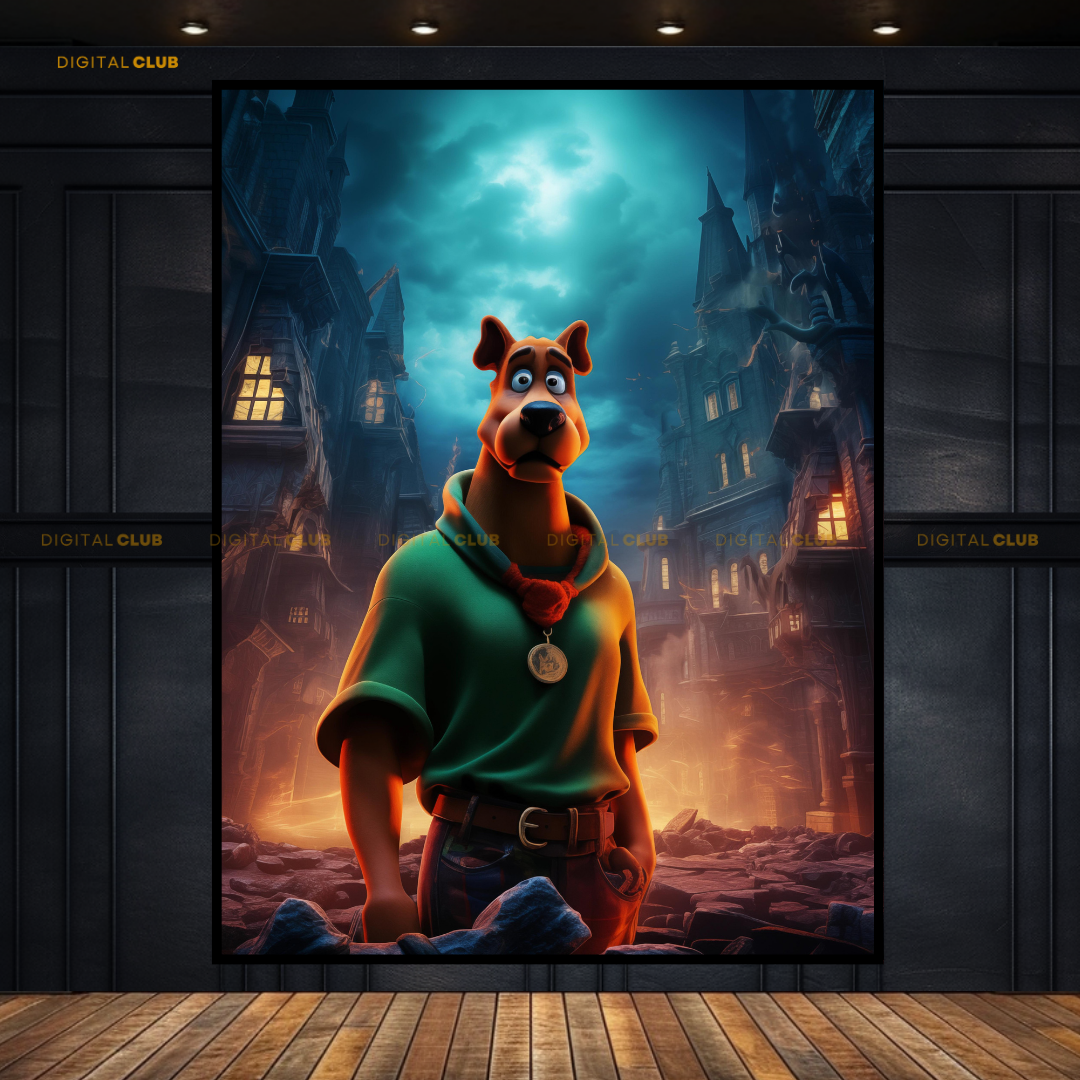 Scooby On Solana Premium Wall Art