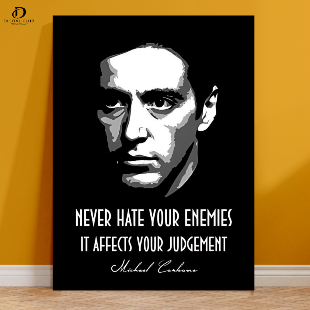 Michael Corleone - Quote - Premium Wall Art