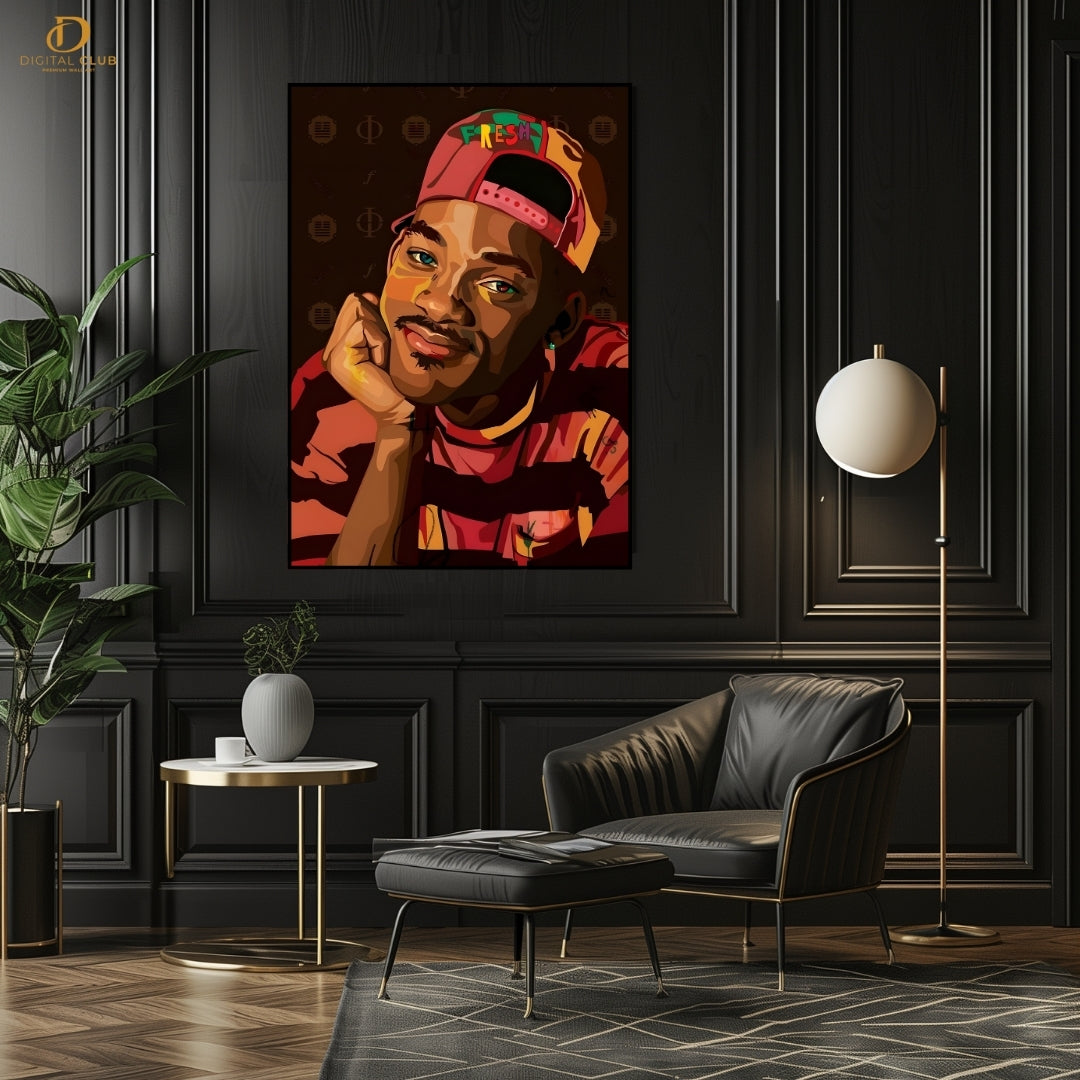 Will Smith - Celebrity - Premium Wall Art