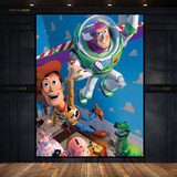 Toy Story - Cartoon Artwork - Premium Wall Art