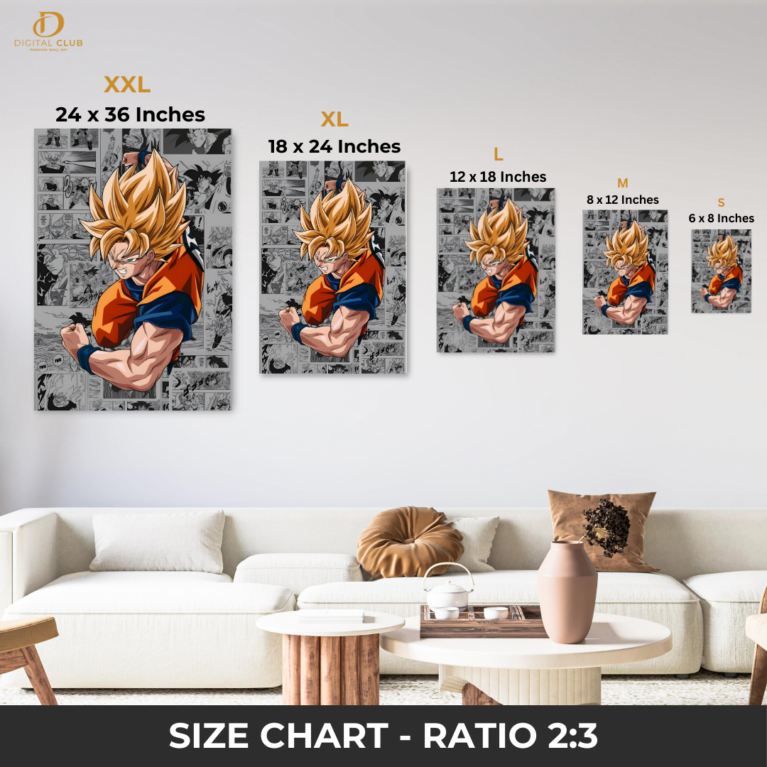 Dragon Ball Z 3 - Artwork - Premium Wall Art