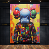 Kaws Figurine Colourful Premium Wall Art