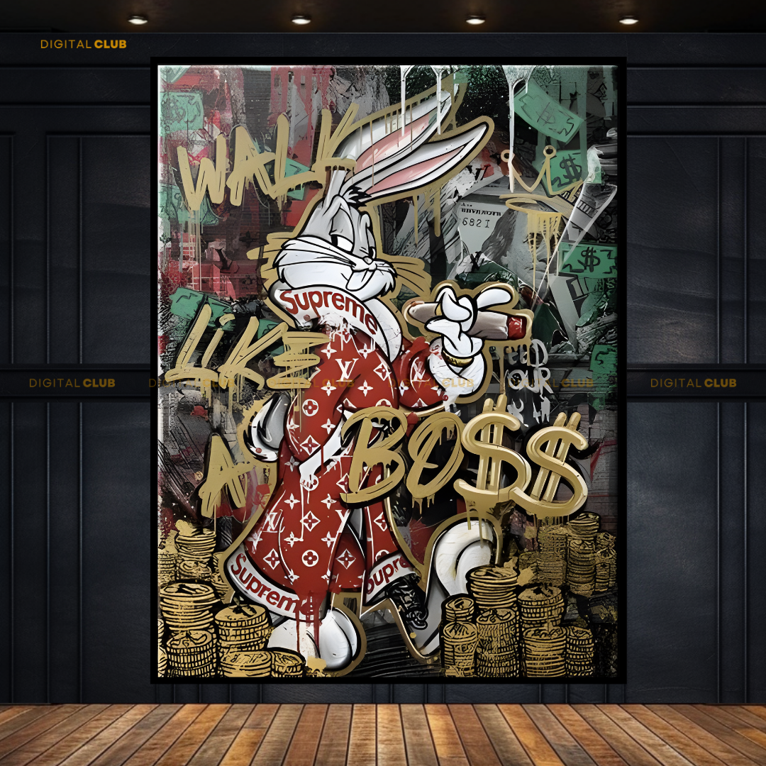 Bugs Bunny x Supreme - Premium Wall Art