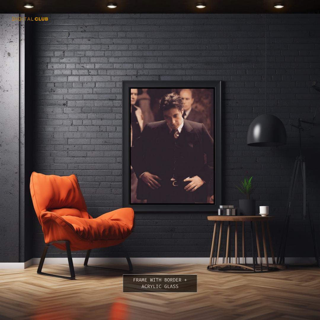 The Godfather Michael Corleone Artwork Premium Wall Art