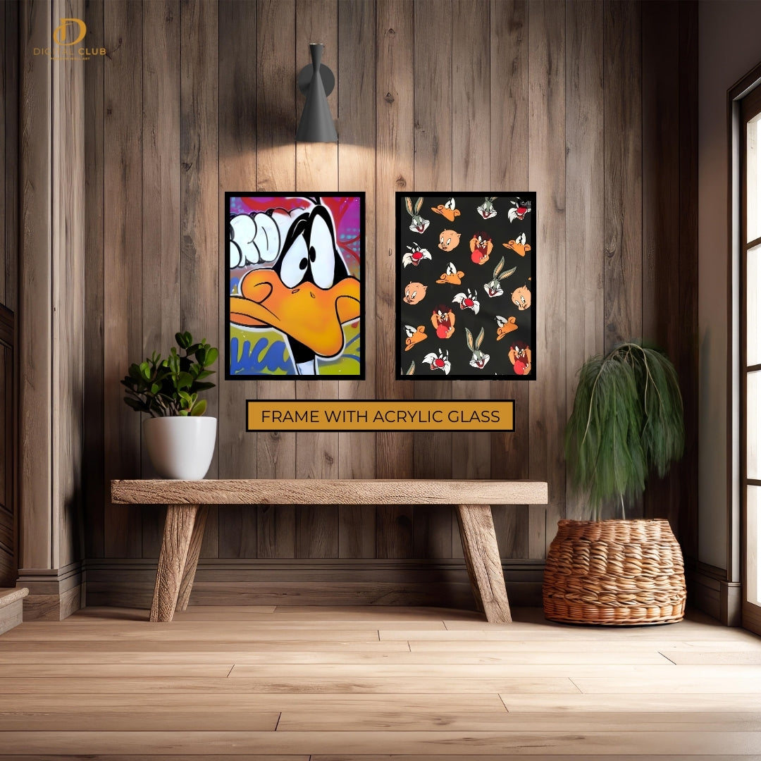 Daffy Duck - 2 Panel Wall Art