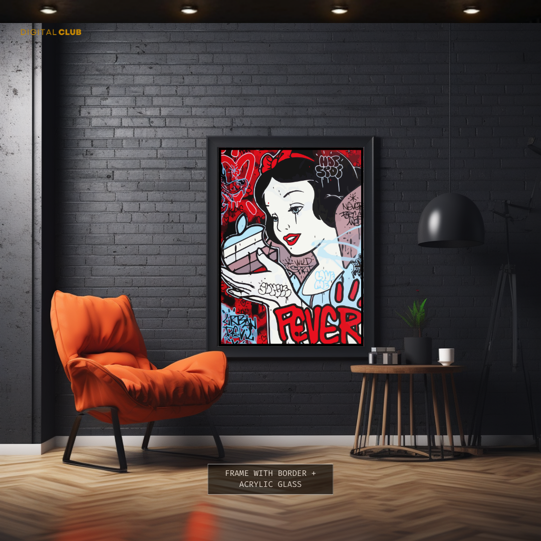 Snow White - Pop ART - Premium Wall Art