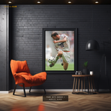 Zidane France Football Legend Premium Wall Art