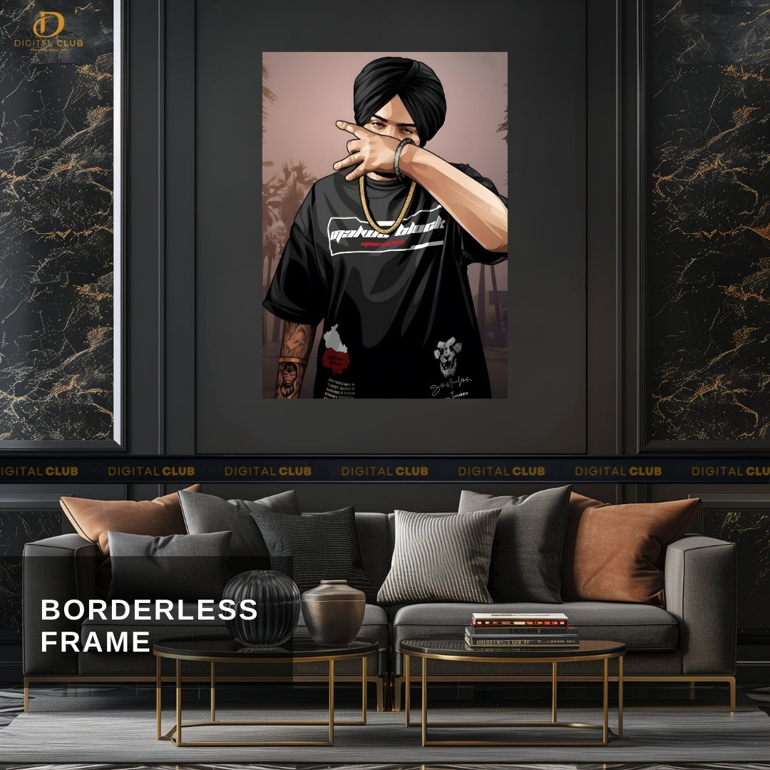 Sidhu Moose Wala - Premium Wall Art