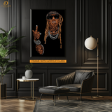 Lil Wayne - Music Artwork 2 - Premium Wall Art