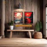 Japanese Artwork - 2 Panel Wall Art