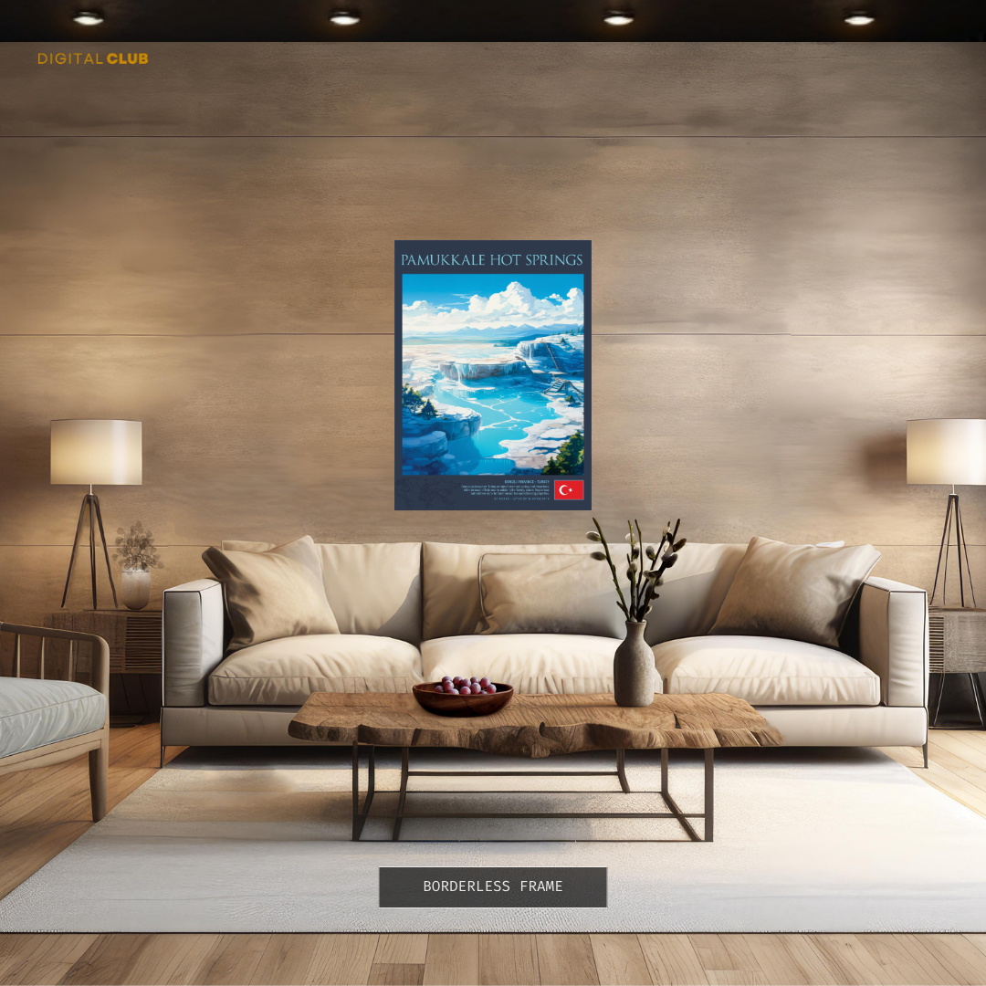 Pamukkale Hot Springs Premium Wall Art